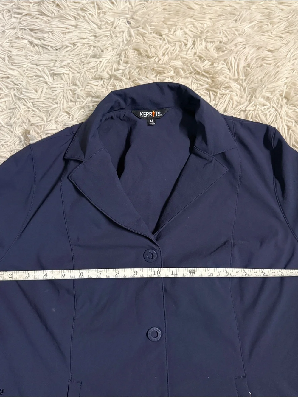 Women’s Medium Navy Kerrits Horseback Riding Show Coat. Good Condition.